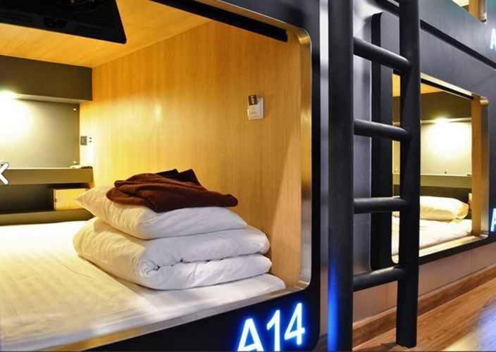 Hotel Mybed Ratchada Bangkok Esterno foto